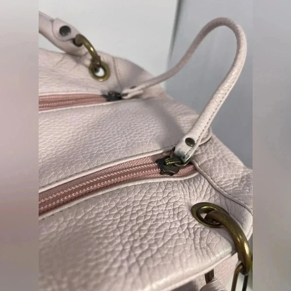 Plinio Visona Italia 1959 Pale Pink Leather handbag - Picture 12 of 16